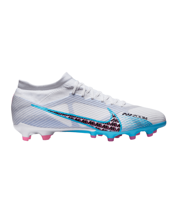 Nike Air Zoom Mercurial Vapor XV Pro FG Blast Weiss Blau Pink F146 - weiss