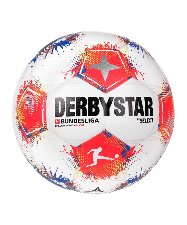 Derbystar Bundesliga Brillant Replica Light v25 Trainingsball Weiß - weiss