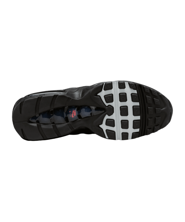 Nike Air Max 95 Schwarz Rot Grau F007 - schwarz