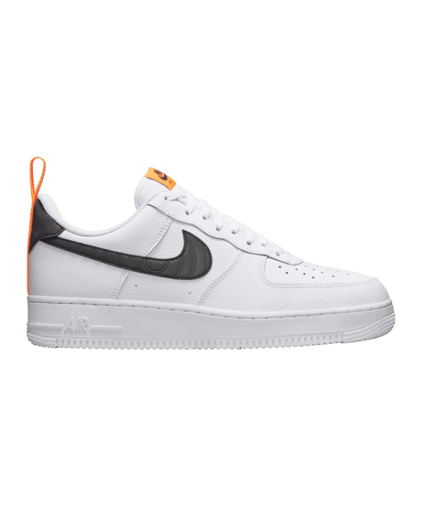 Nike Air Force 1 Weiss Schwarz F100 - weiss