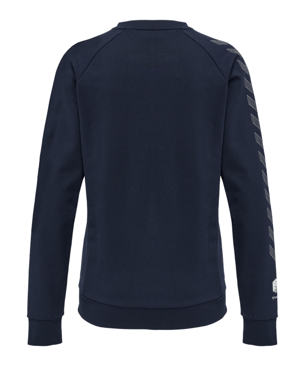 Hummel Move Grid Cotton Sweatshirt Damen Blau F7026 - blau