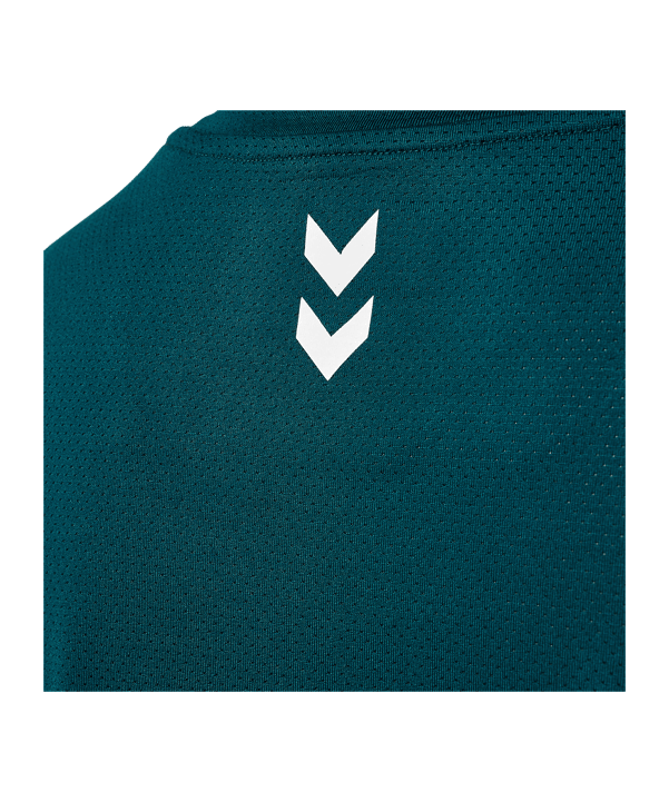 Hummel Mt Aura Mesh T-Shirt Damen Blau F6470 - blau