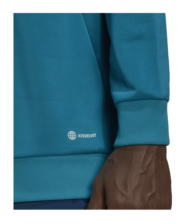 adidas Juventus Turin HalfZip Sweatshirt Blau - blau