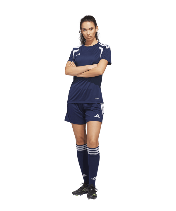 adidas Tiro 26 League Short Damen Dunkelblau - weiss