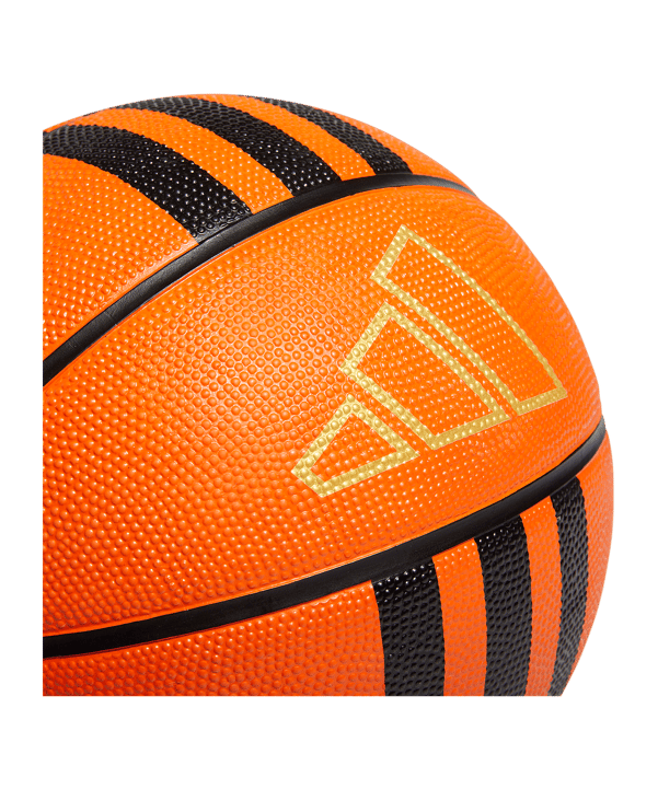 adidas 3S Basketball Orange Schwarz