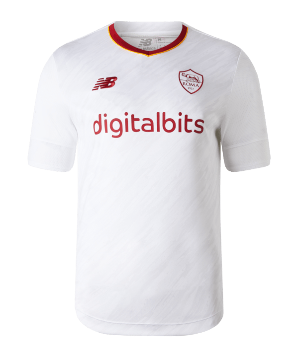 New Balance AS Rom Trikot Away 2022/2023 FAWY - weiss