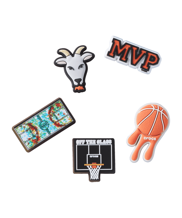 Crocs MVP Basketball 5 Pack Accessoire Mehrfarbig - mehrfarbig