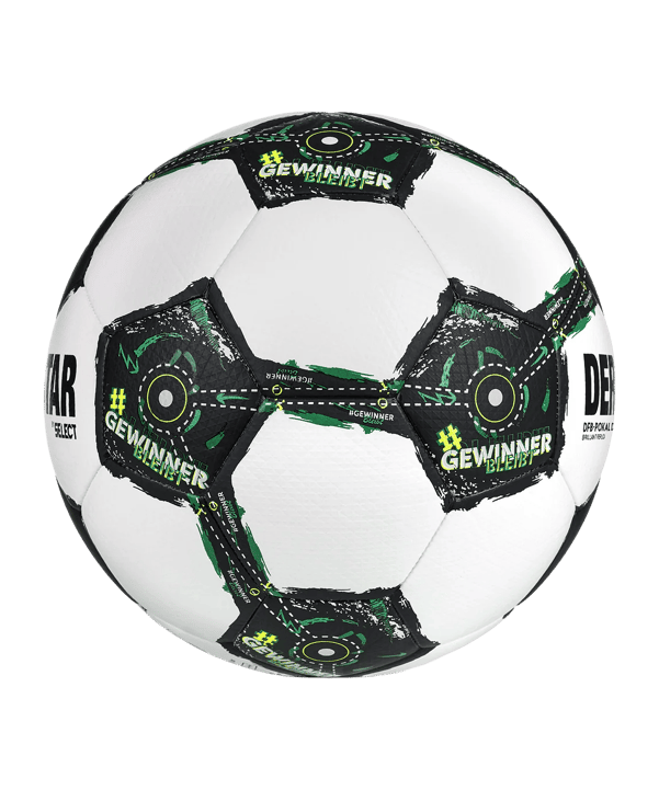 Derbystar DFB-Pokal Brillant Replica V25 Trainingsball Weiß - weiss