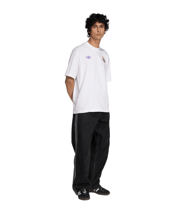 adidas Real Madrid Lfstlr T-Shirt Weiß - weiss