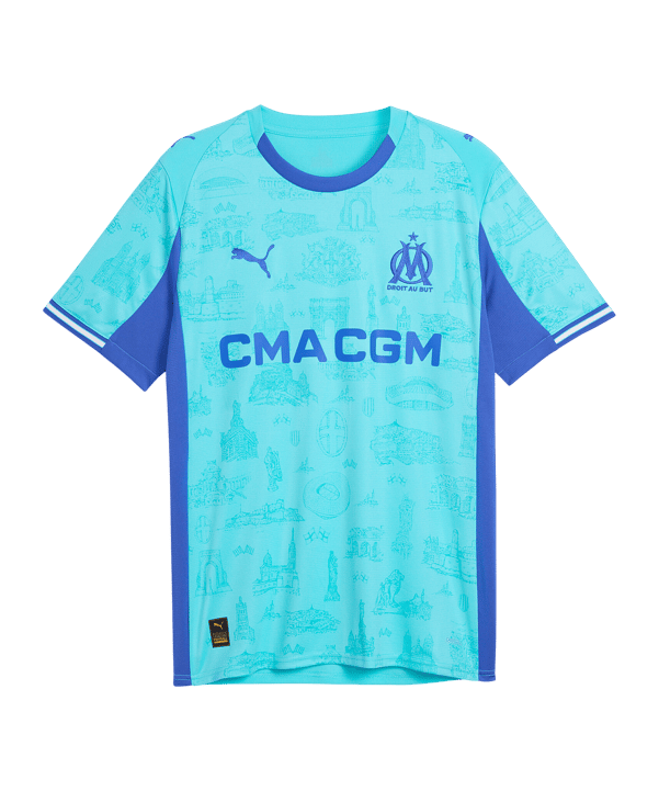 PUMA Olympique Marseille Special Edition Replica Trikot 2025/2026 Blau F05 - blau