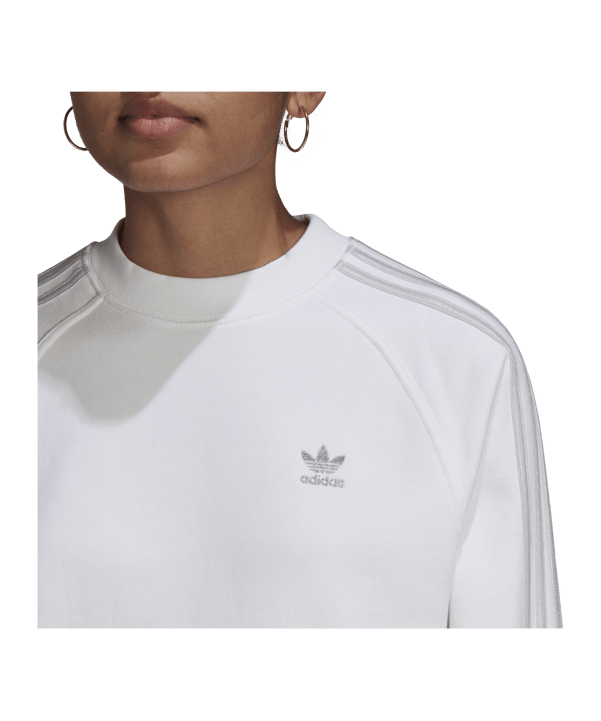 adidas Originals Sweatshirt Damen Weiss - weiss