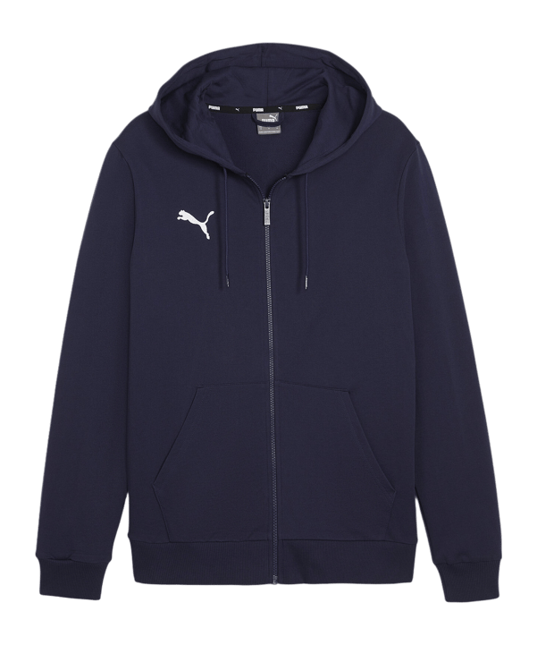 PUMA teamGOAL Casuals Kapuzenjacke Blau F06 - dunkelblau
