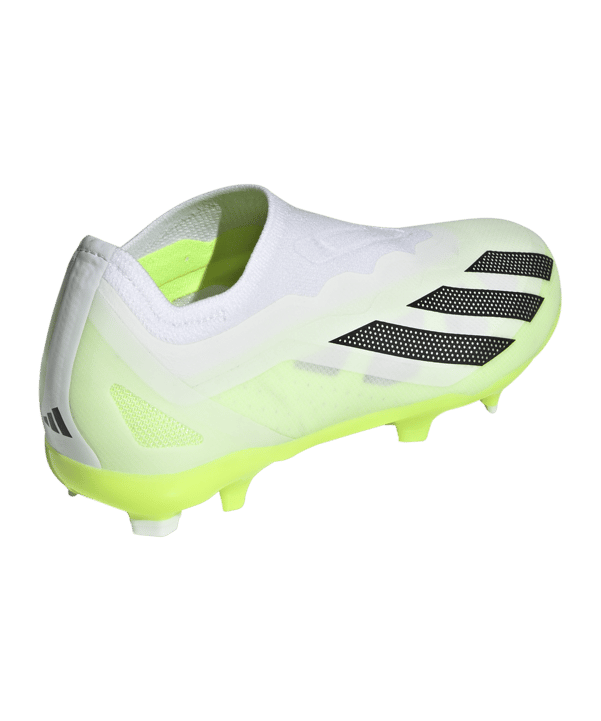 adidas X Crazyfast.1 LL FG Crazyrush Kids Weiss Schwarz Gelb - weiss