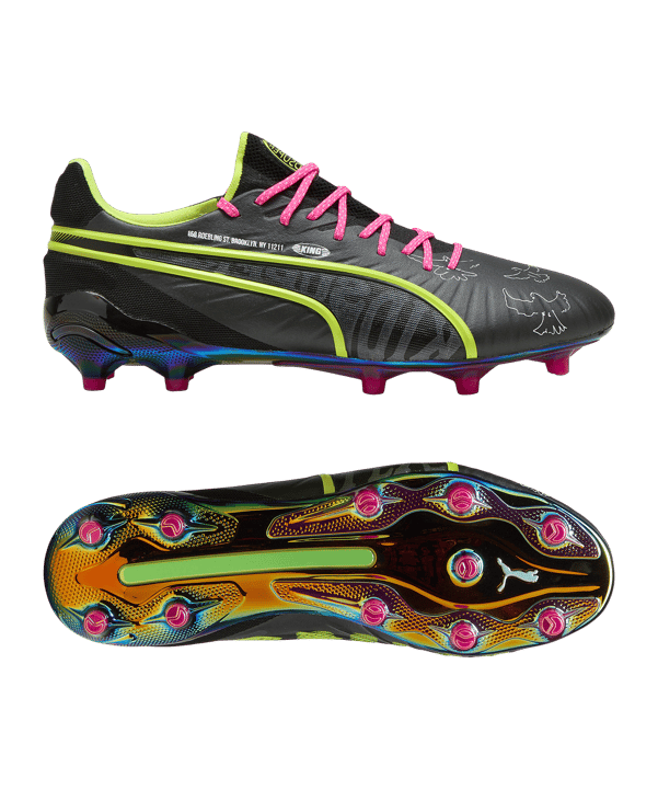 PUMA KING Ultimate X Kidsuper FG/AG Schwarz F01 - schwarz