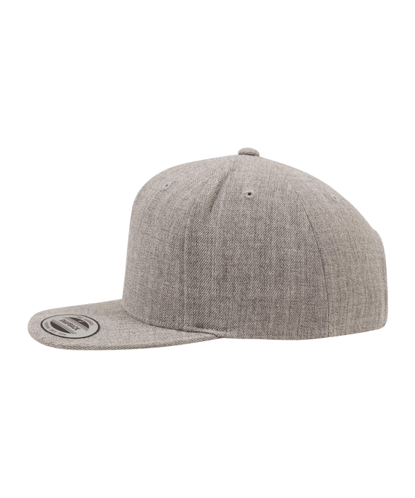 Merch Classic Snapback Cap Heather Grey - grau