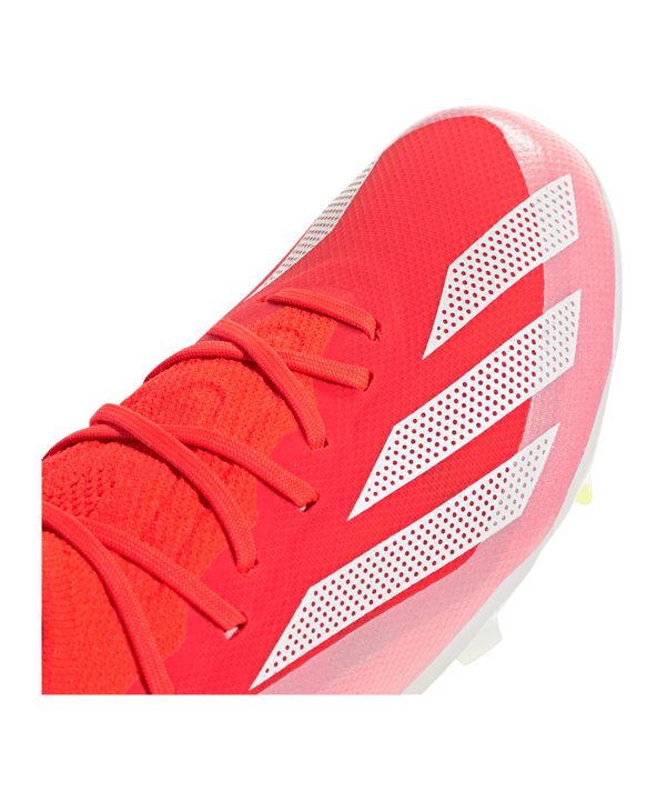 adidas X Crazyfast Elite FG Kids Energy Citrus Rot Weiss Gelb - rot