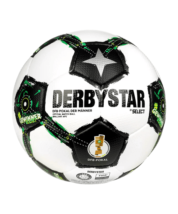 Derbystar DFB-Pokal Brillant Aps V25 Spielball Weiß - weiss