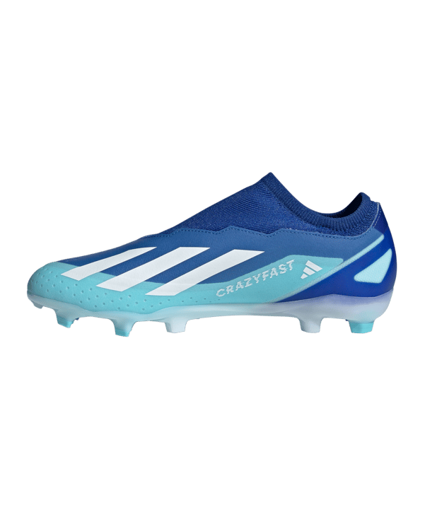 adidas X Crazyfast.3 LL FG Marinerush Blau Weiss Orange - blau