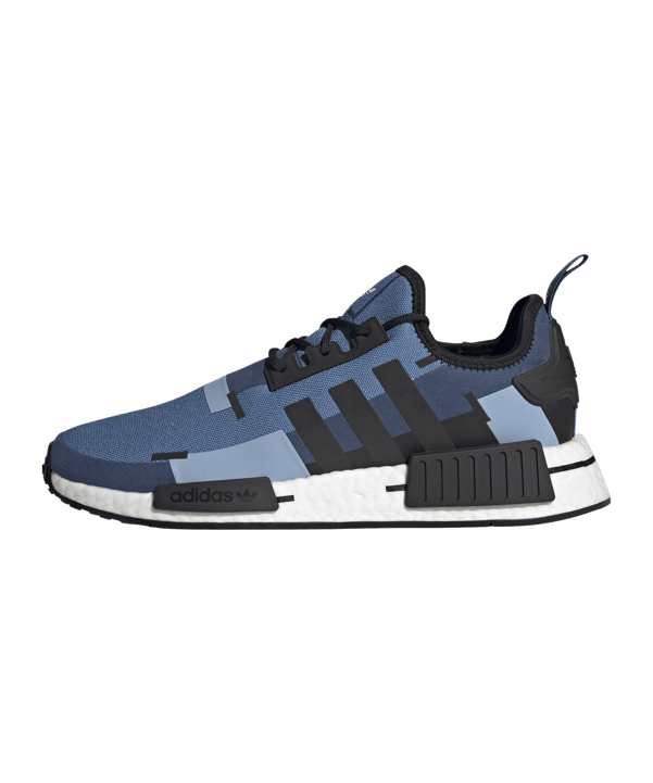 adidas Originals NMD_R1 Blau Schwarz - blau