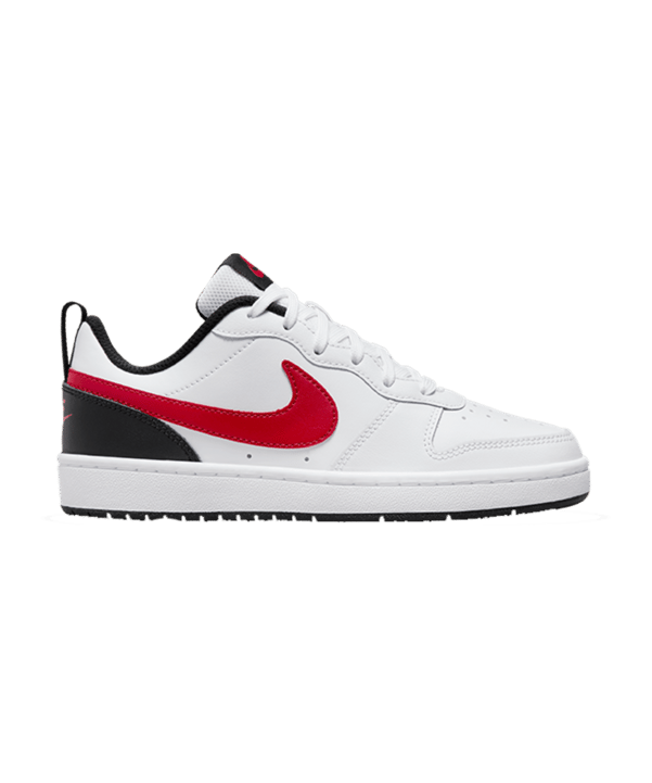 Nike Court Borough Low 2 (GS) Weiss Rot F110 - weiss