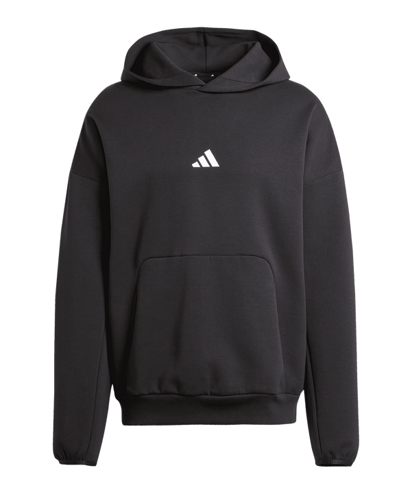 adidas Future Icon Small Logo Hoody Schwarz - schwarz