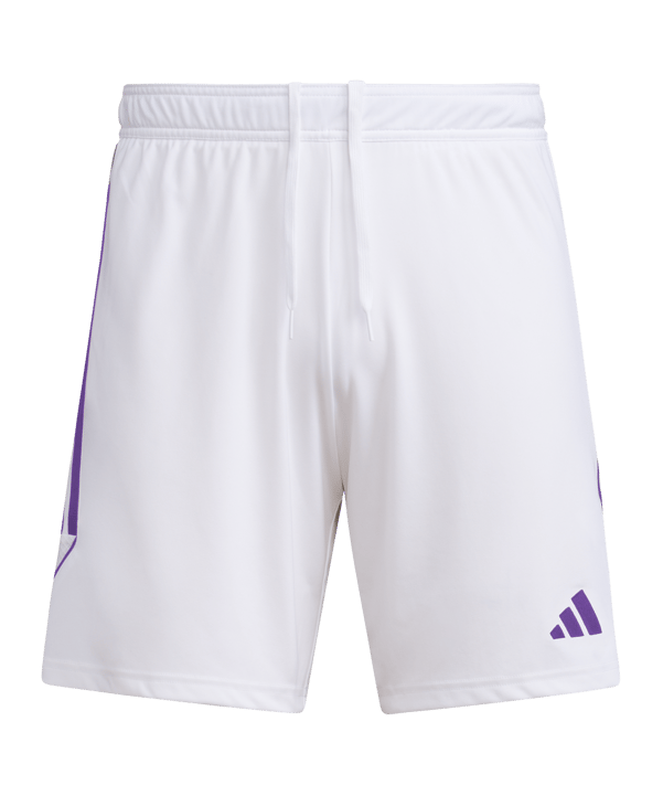 adidas Tiro 23 Short Weiss Lila - weiss
