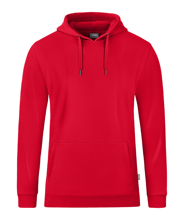 JAKO Organic Hoody Rot F100 - rot