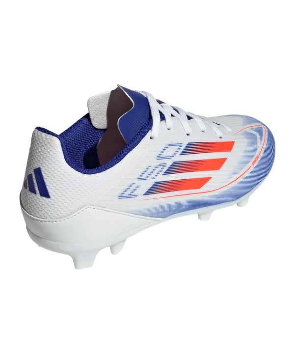 adidas F50 League FG/MG Advancement Kids Weiss Rot - weiss
