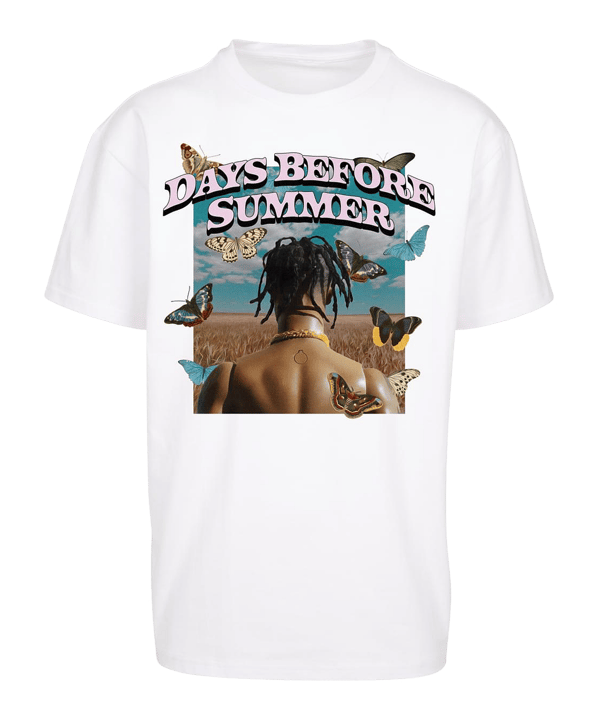 Mister Tee Days Before Summer O T-Shirt Weiß - weiss