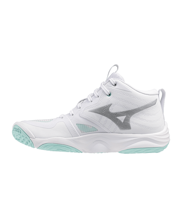 Mizuno Wave Momentum Elite Mid Damen Weiß F45 - weiss
