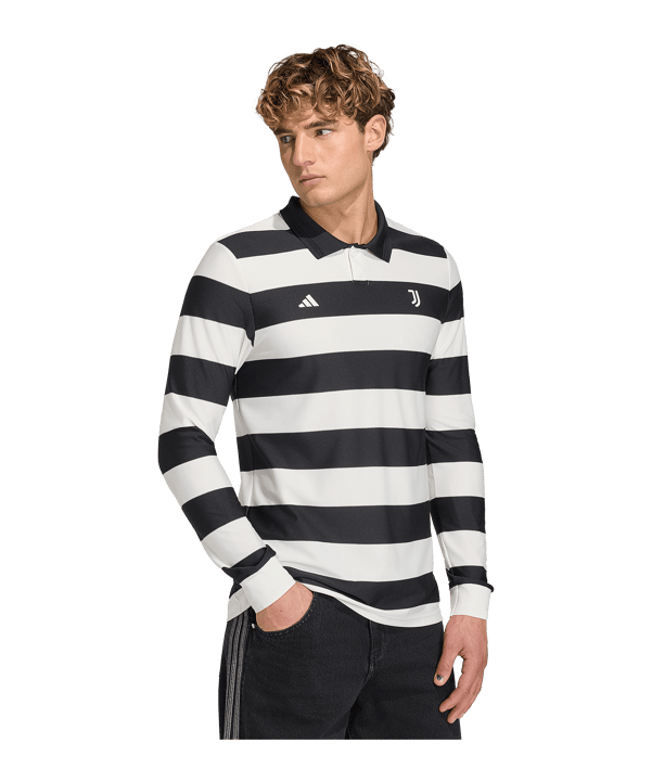 adidas Juventus Turin x Giampaolo Sgura Authentic Langarm Trikot Schwarz - schwarz