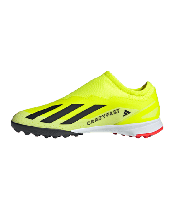 adidas X Crazyfast League LL TF Solar Energy Kids Gelb Schwarz Weiss - gelb