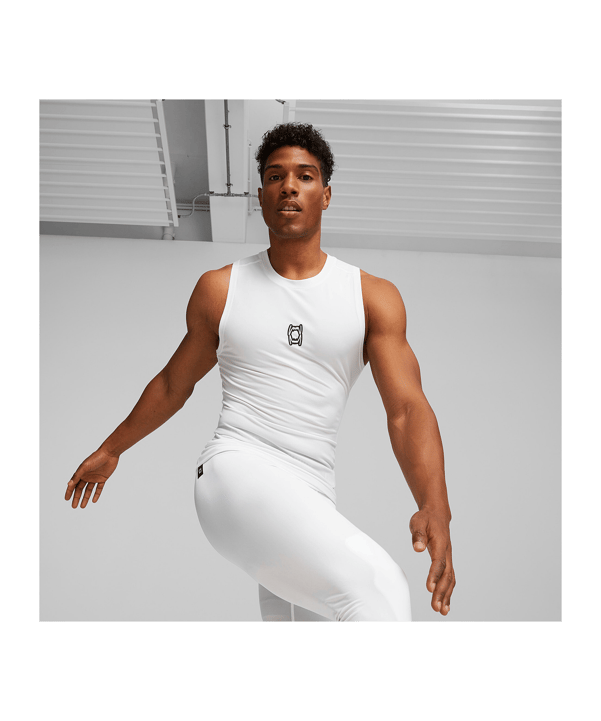 PUMA Hoops Team Baselayer Tanktop F02 - weiss