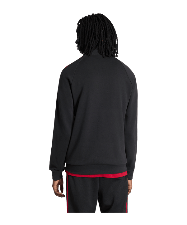 adidas Manchester United Originals Zip Top Schwarz - schwarz