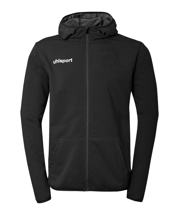 uhlsport Essential Kapuzenjacke Schwarz F01 - schwarz