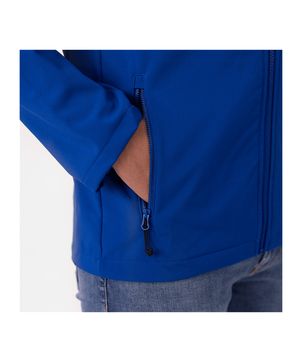 JAKO Team Veste Softshell Enfants Bleu C04 - bleu