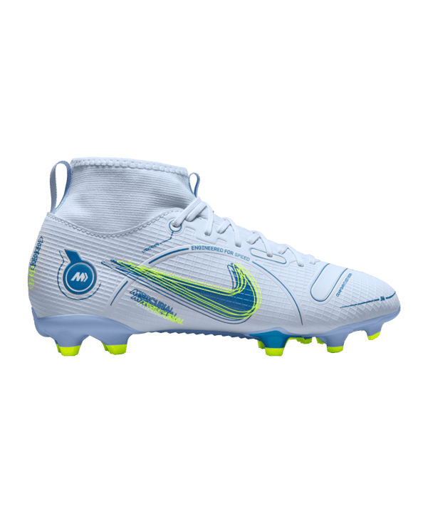 Nike Jr Mercurial Superfly VIII Progress Academy FG/MG Kids Grau F054 - grau