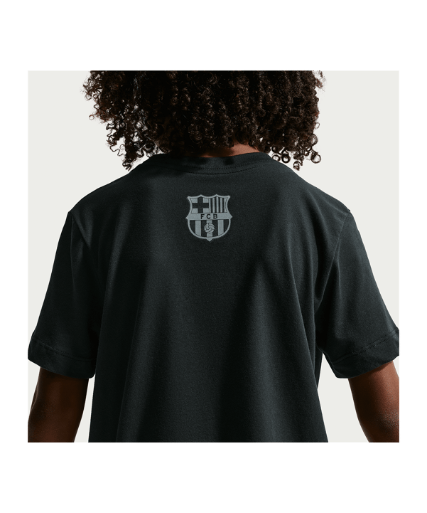 Nike FC Barcelone Swoosh T-Shirt Enfants Noir C010 - noir