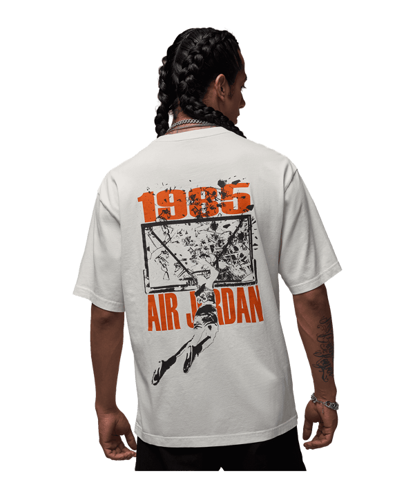 Jordan Brooklyn Graphic T-Shirt Weiß F133 - weiss