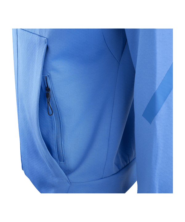 adidas FC Schalke 04 Z.N.E Kapuzenjacke Blau