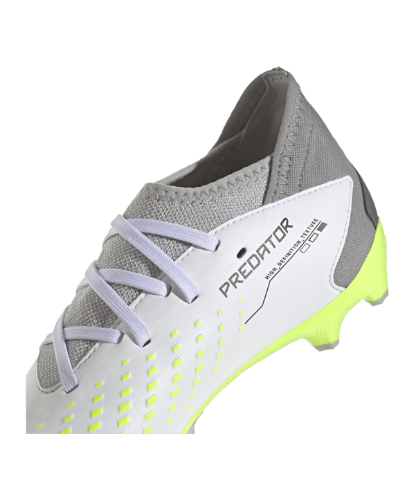 adidas Predator Accuracy.3 MG Crazyrush Kids Weiss Schwarz Gelb - weiss