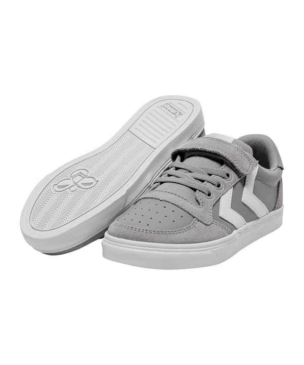 Hummel Slimmer Stadil Leather Low Kids Braun F1100 - braun