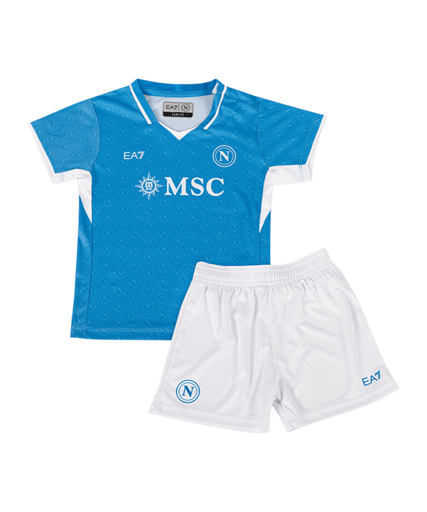 EA7 SSC Neapel Babykit Home 2024/2025 Blau - blau
