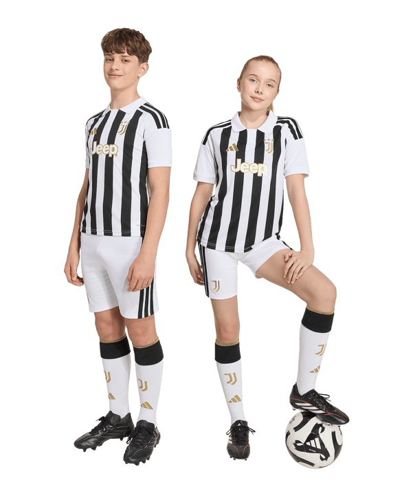 adidas Juventus Turin Short Home 2026/2027 Kids Weiß - weiss
