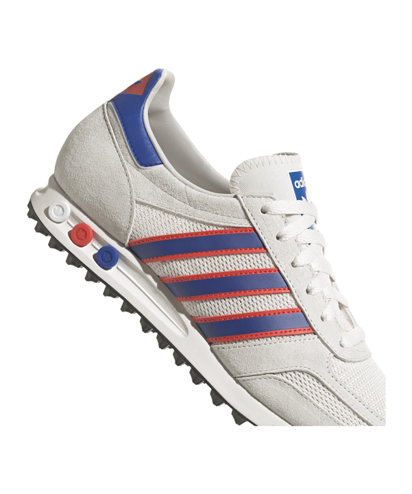 adidas Originals LA Trainer Weiss Blau Rot - weiss