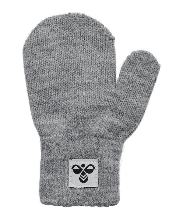 Hummel Mini Knit 2-Pack Handschuhe Kids Grau F2006 - grau