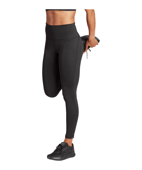adidas Leggings Damen Schwarz - schwarz