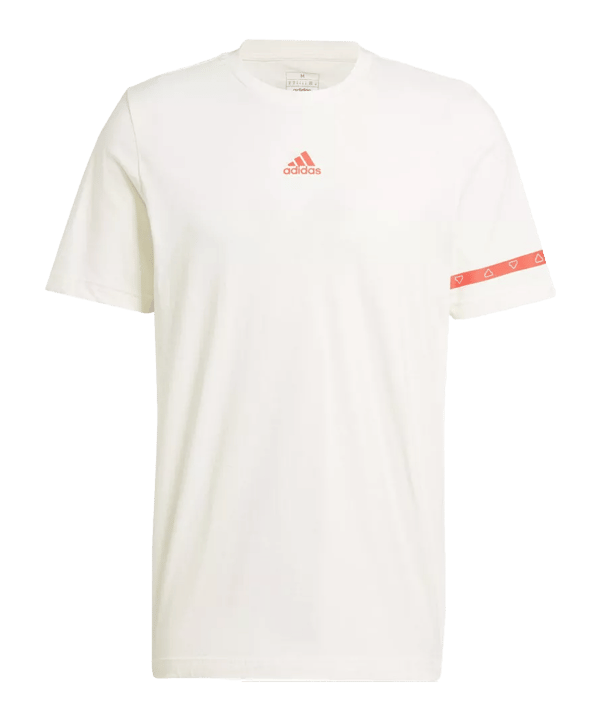 adidas T-Shirt Weiß - weiss