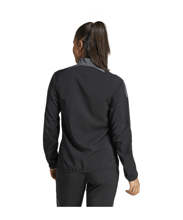 adidas Tiro 24 Competition Präsentationsjacke Damen Schwarz - schwarz