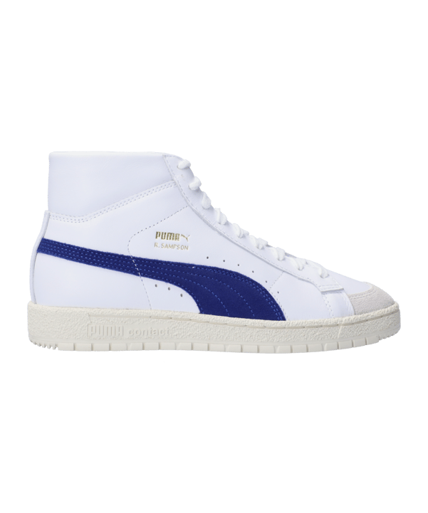 PUMA Ralph Sampson 70 Mid OG Weiss Blau F02 - weiss